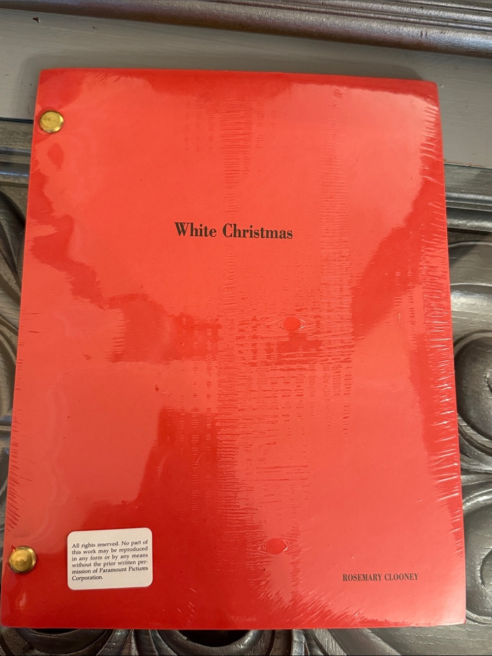 Sealed White Christmas Rosemary Clooney Script Reproduction Holiday Gift - Picture 8 of 8